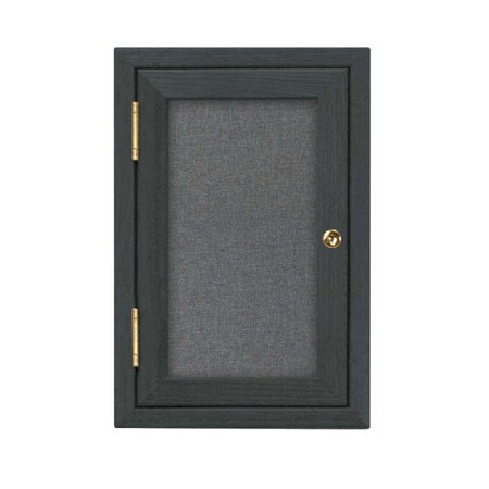 United Visual Products Board, 18x24, Header, Black/Black UV7010EZ-BLACK-BLACK